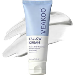 Veakoo visages en tube, graisse-boeuf, hydratation longue durée.