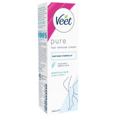 Veet Crème Dépilatoire Peau sensible, flacon 100 ml prêt à l’emploi