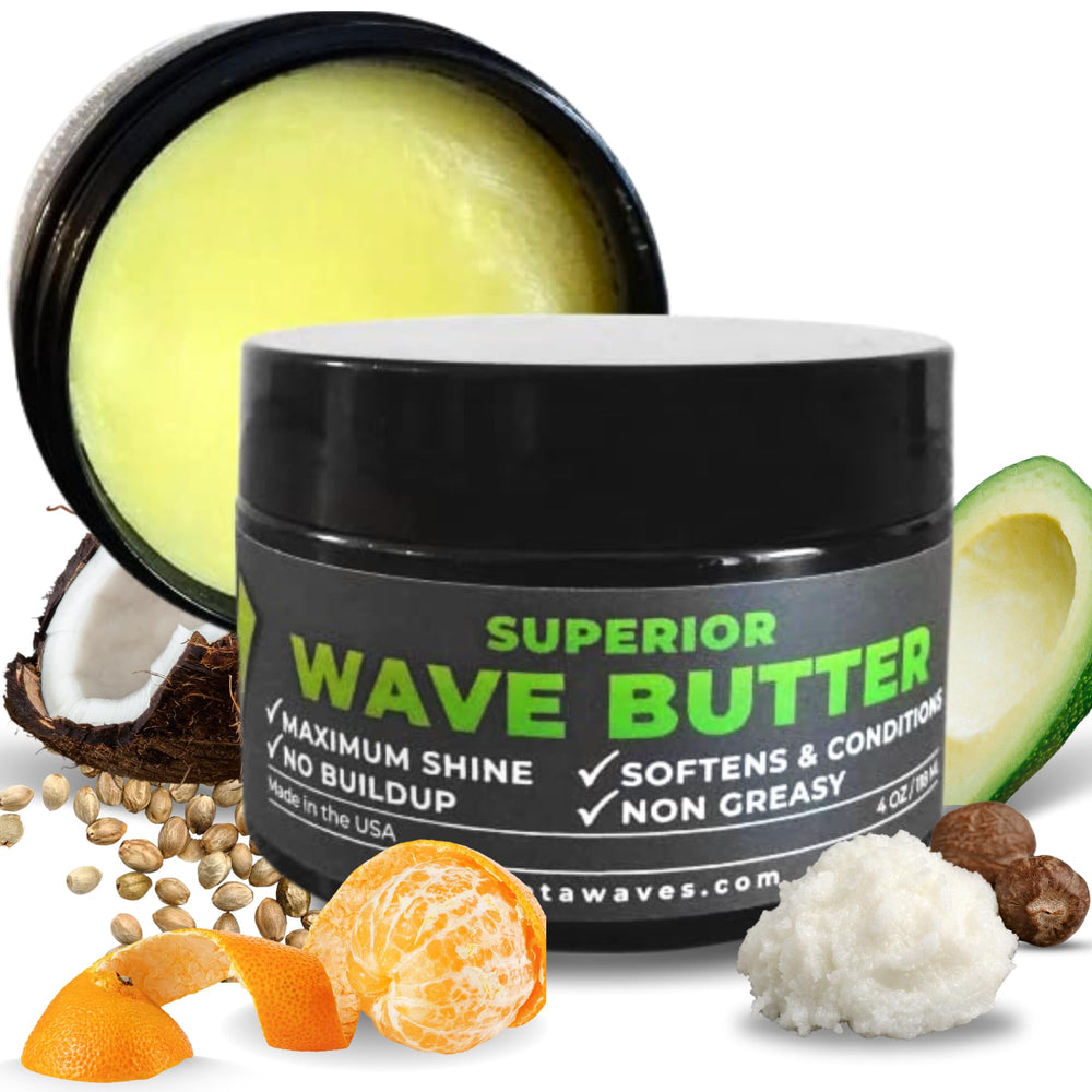 Veeta Superior Wave Grease jar close-up showing rich moisture.