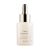 VEGAMOUR GRO+ Sérum: bouteille et pipette, application sur le cuir chevelu.