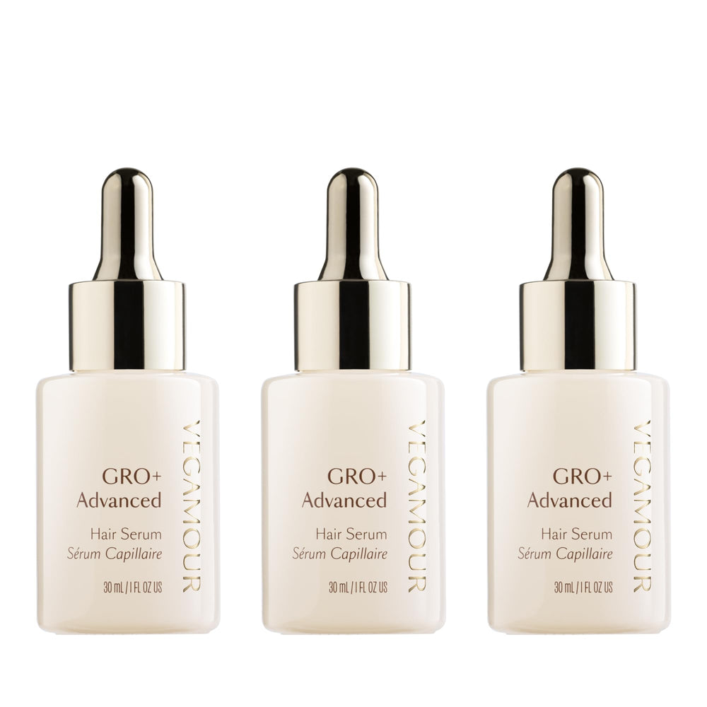 VEGAMOUR GRO+ sérum-cheveux-dense: densité visuelle après usage quotidien.