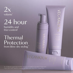 VEGAMOUR UPLIFT Mousse-volume pompe : application facile pour cheveux fins