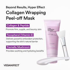 Masque VEGANIFECT crème qui se transforme en film pour absorption rapide