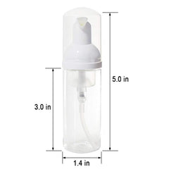 VEIDIA bouteilles PET compactes, idéales pour transporter savon ou gel douche.