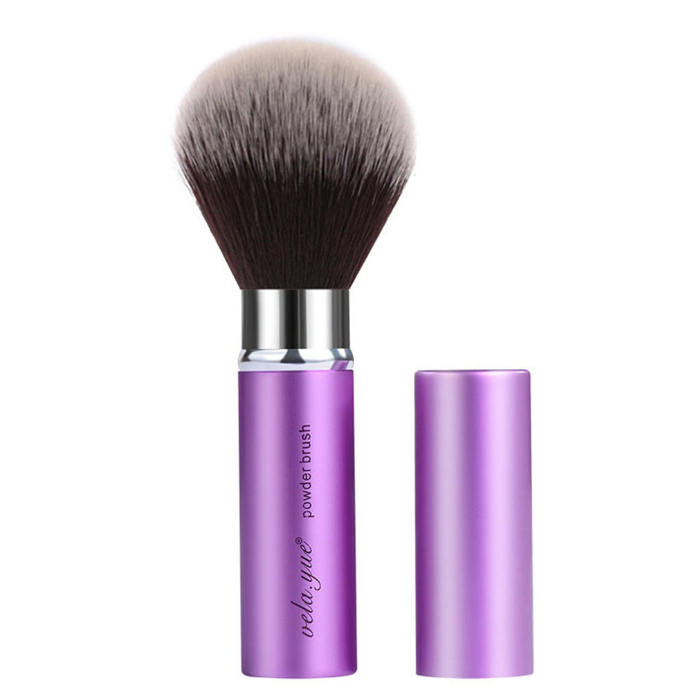 Brosse kabuki rétractable Vela.Yue pour poudre visage en douceur.