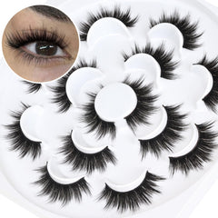 Cils Veleasha 7 paires douceur – rendu naturel et confort longue durée.
