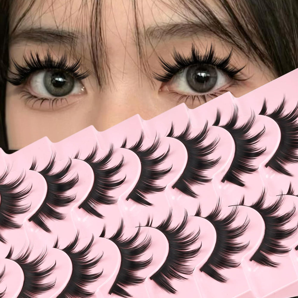 Cils 8D Veleasha pour un regard poupée lumineux et naturel.