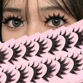 Cils 8D Veleasha pour un regard poupée lumineux et naturel.