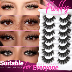 Cils Veleasha bande durable et flexible pour une application confortable.