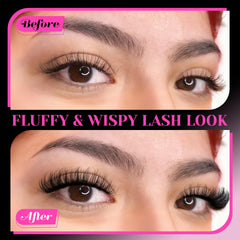 Cils Veleasha en fibre synthétique vegan, allure luxueuse et éthique.