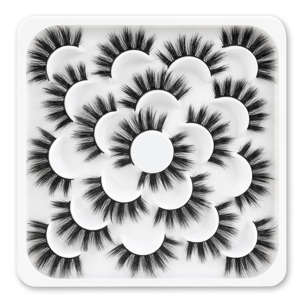 Cils Veleasha naturels et doux pour un regard subtil.