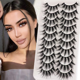 Cils Veleasha volumineux-doux pour un regard naturel.