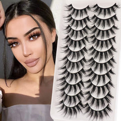 Cils Veleasha volumineux-doux pour un regard naturel.