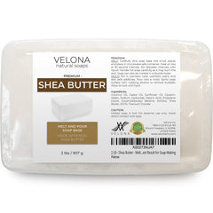 Velona base savon melt-pour karité : texture crèmeuse assurant une hydratation délicate.