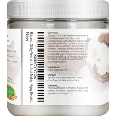 Application sur la peau avec Velona Babassou, huile non grasse et absorbée rapidement.