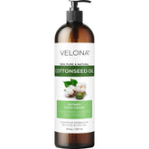 Velona Huile de graines de coton, flacon pur et naturel pour soins