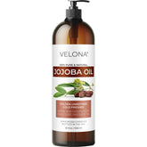 Velona huile jojoba – bouteille pompe pratique pour une application précise.