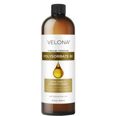 Velona Polysorbate 80 : bouteille 946 ml prête à l’emploi pour émulsifier huiles et eau.