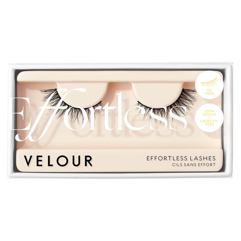 Velour Effortless Lashes, application facile pour un regard naturel sans effort.