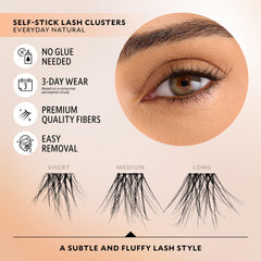 Gros plan sur les clusters sous-cils Velour-Xtensions pour un alignement discret.