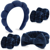 VELSCRUN bandeau spa visage pour un lavage sans gêner les cheveux.