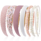 VELSCRUN ensemble de bandeaux cheveux, 7 modèles, parfaits pour varier votre style quotidien.