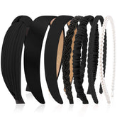 VELSCRUN serre-tête noir noeud simple, confort durable pour le quotidien.