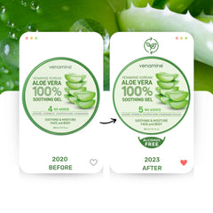 VENAMINE gel aloe vera application quotidienne pour peau confortable