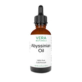 Vera Botanics huile abyssinienne - bouteille-pipette, nourrit peau et cheveux.