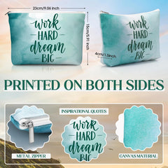 Vercraft miroir compact inspiration, reflet net et message motivant pour votre routine beauté.