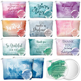 SAC MAQUILLAGE VERCRAFT avec messages inspirants, parfait pour routine beauté