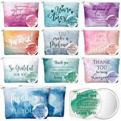 SAC MAQUILLAGE VERCRAFT avec messages inspirants, parfait pour routine beauté