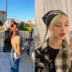 Vercret bandeau-cheveux-elastique-paisley assure un ajustement confortable et sûr.