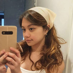 Vercret bandana pré-lié avec clips séparés pour maintenir la coiffure sans glisser