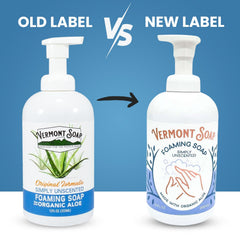 Vermont Soap ingrédients organiques, sélection soignée pour une formule naturelle