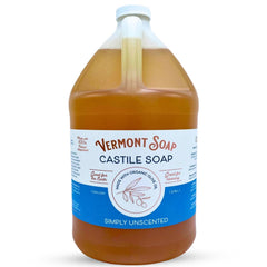 VERMONT SOAP savon-castile-liquide-sans-parfum, douceur idéale pour peau sensible.