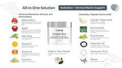 Vernal Crepe-less, application sur les mains pour hydrater et raffermir.