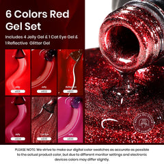 Beetles Red Revival avec aimant œil-de-chat pour un effet élégant.