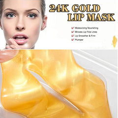 Masque lèvre VERONNI 24K, sérum hydratant et collagène pour lisser