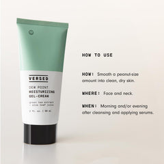 Texture gel fraîche de Versed Dew Point Gel visage pour absorption rapide