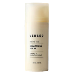 Versed Weekend Glow serum bottle closeup for a radiant complexion