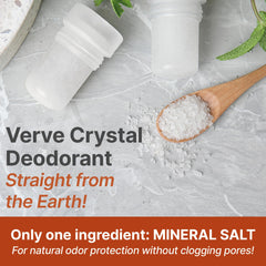 Verve Culture déodorant cristal thaï rouleau : application lisse et rapide.