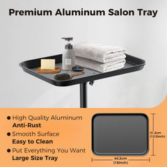 VeryTOP plateau inox-aluminium anti-rouille, surface facile à nettoyer entre les sessions.