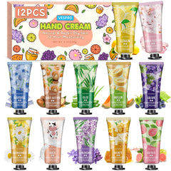 Vespro ensemble-cremes-mains-12-pack: cadeau pratique et hydratation quotidienne