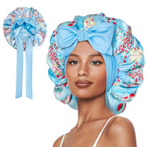 Bonnet Vettres satin double couche protège les cheveux durant la nuit
