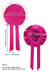 Bonnet Vettres satin s'adapte à toutes les coiffures pour une protection complète.