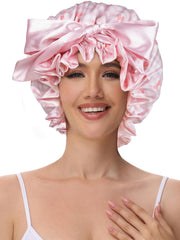 Bonnet Vettres satin ajustable, lien permet un ajustement personnalisé.