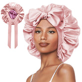 Bonnet satin Vettres – douceur nocturne et protection contre les frottements.