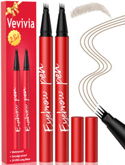 Vevivia Beauty Stylo Sourcils 4 Pointes Blonde – effet poils naturel.