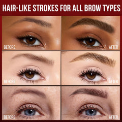 Échantillon couleur marron foncé Vevivia pour sourcils plus dessinés